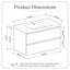 Meuble-lavabo suspendu de 91 cm (36 po) avec lavabo intégré en résine et carbonate de calcium, quincaillerie à fermeture amortie, découpes en forme de U, entièrement assemblé-1691130984-1691130987-1691130997