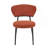 Upholstered Dinning Chair Set Of 2-Orange-1221617795