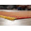 Tapis unique en laine noué à la main nouvel âge 3 pi 2 po x 5 pi orange Nizam