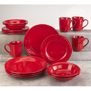Siena 16 Piece Stoneware Dinnerware Set