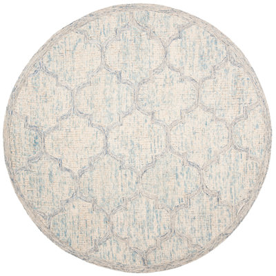 Swanner Hand Tufted Wool Geometric Rug