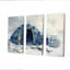 Igloo in Blue and White Tones III - Winter Landscape, impression d'art mural-107195388-107195398