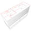 Ensemble de meuble-lavabo double 60 po Kleier-83630242