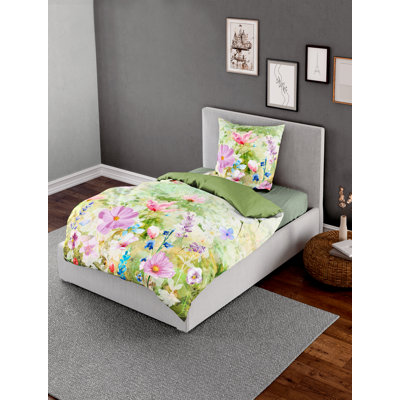 Floral Duvet Cover Set with Pillowcases Included