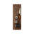 Wall Mounted Full Length Mirror, Full Body Mirror with Shelf, Full Body Mirror with Hook Wall Mounted Mirror with Multifunctional Design Panel, Bedroom/Living Room/Entrance Walnut (47.6*15.7in)-1811206249
