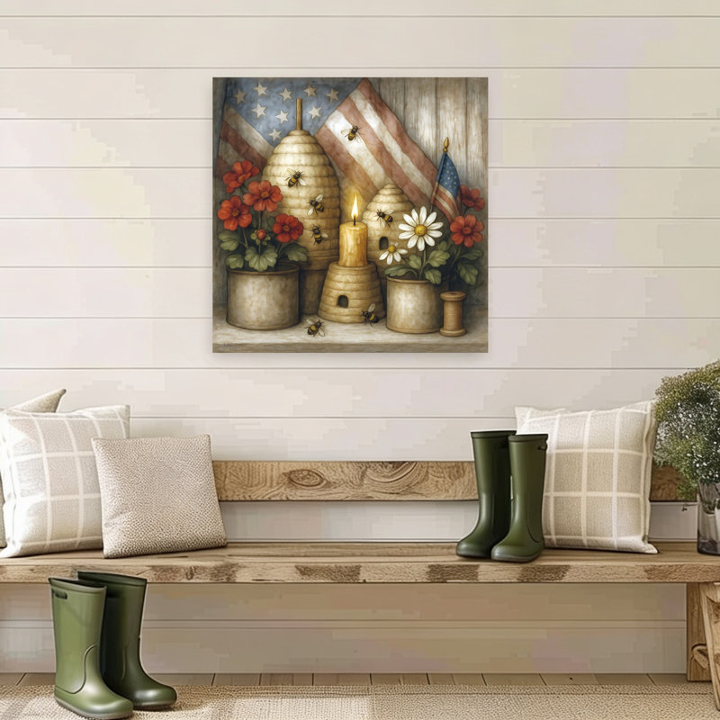 Art mural Sweet Sweet Liberty, 32" H x 32" W