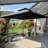 10' Square Cantilever Umbrella With Base In Ground-96664827