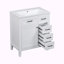 Meuble-lavabo simple avec plateau 30 po Sollie-698532932