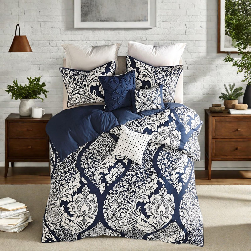 Elegant Multicolor Bedding Set, Polyester Duvet Covers For Home