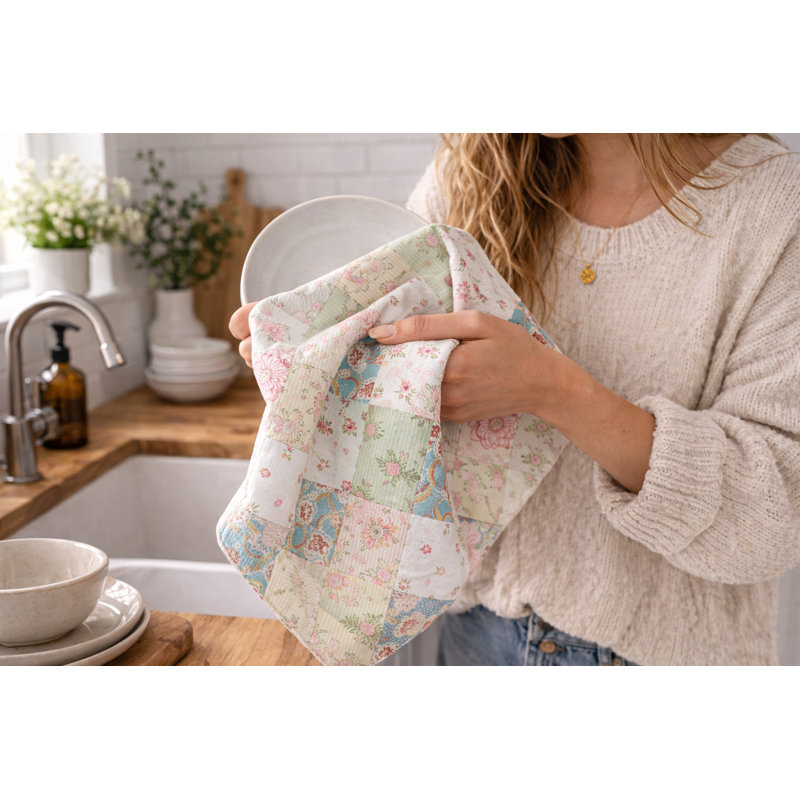 Floral Tea Towel Kitchen Towel