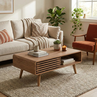 Bria 4-Leg Coffee Table with Storage