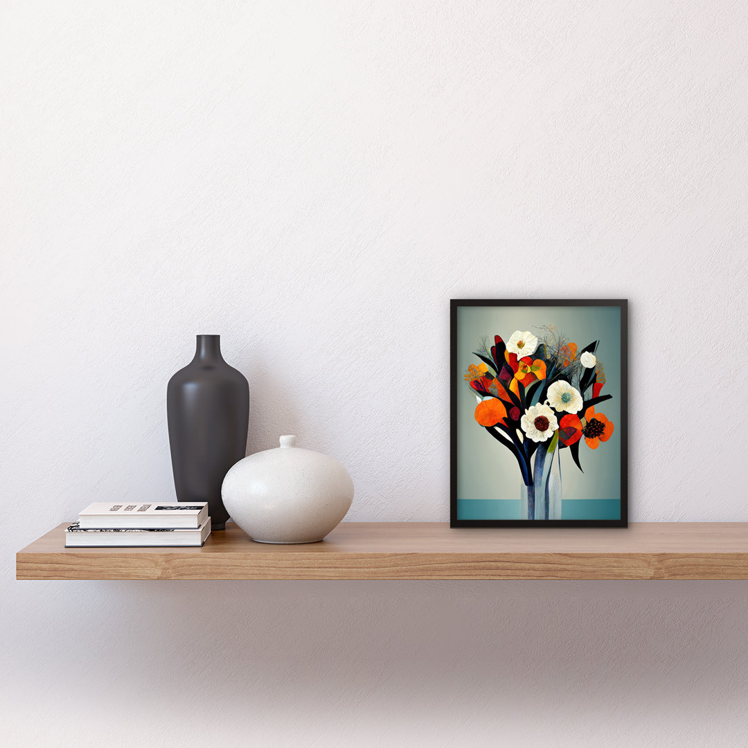 Winter Flower Floral Bouquet - Picture Frame Art Prints