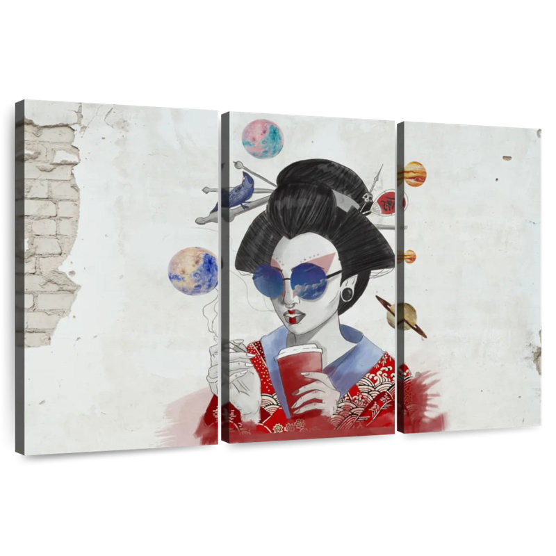 Geisha urbaine Leisha, H 28 po x l 45 po