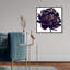 Pivoine noire - Impression sur toile-80844202-80844212