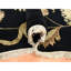 Tapis noir 9 pi 2 po x 11 pi 8 po Caviar