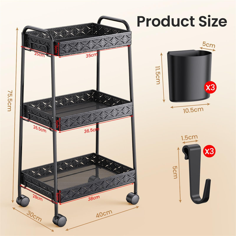 Elisaveta Kitchen Cart