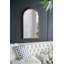 Cadre de miroir antique rose sculpté à la main 23 po x 42 po-1041567892-1041567893