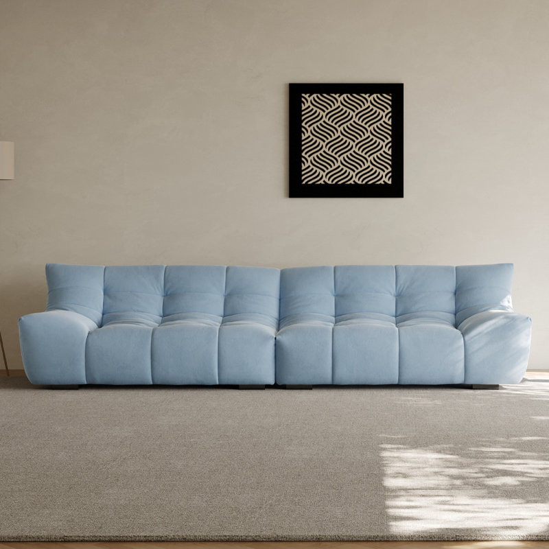 Canapé moderne et simple bleu