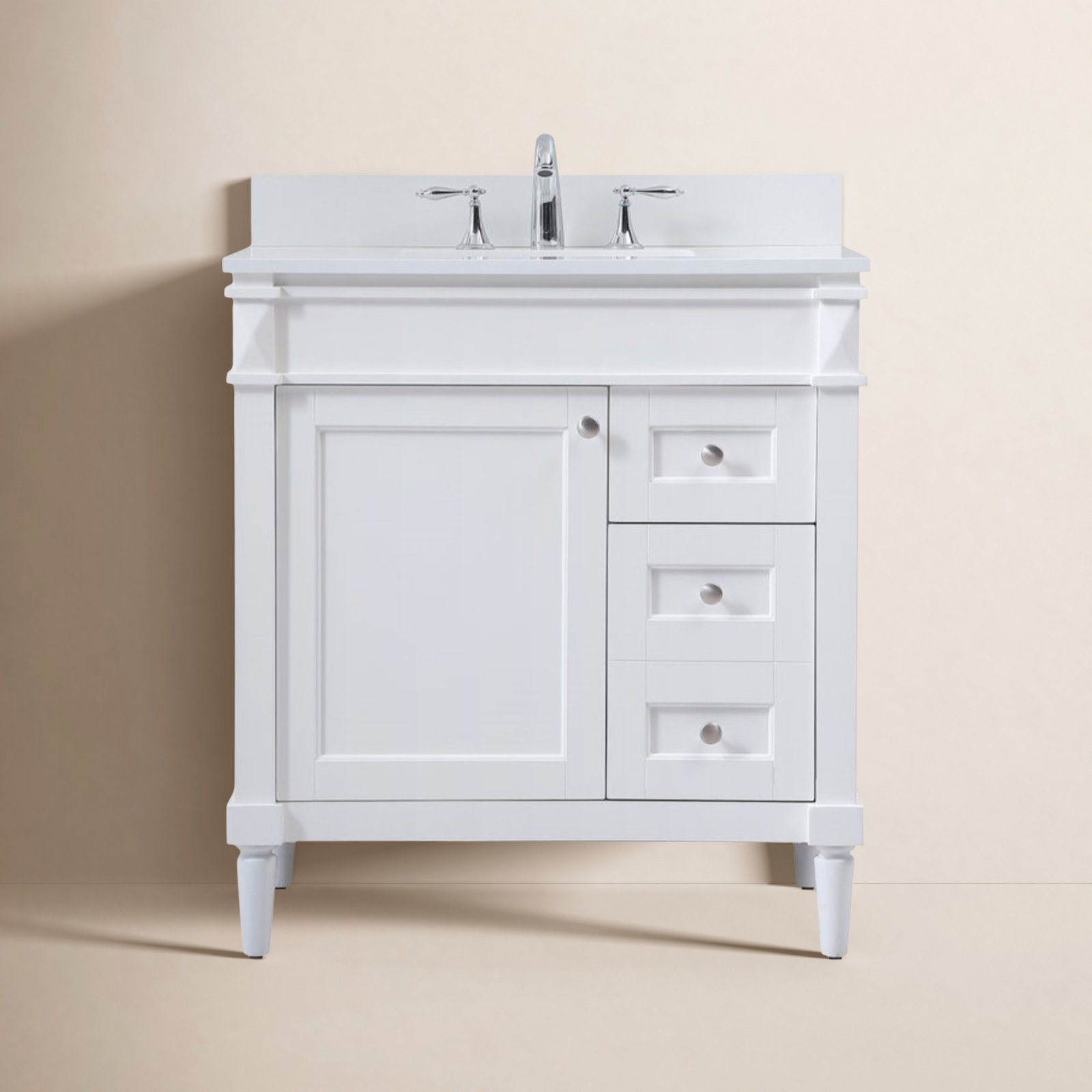 Readington 32'' Single Bathroom Vanity, White