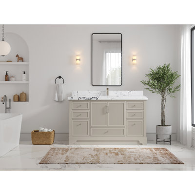 Meuble-lavabo simple avec plateau Alys 60