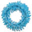 Couronne de Noël artificielle en pin floqué pré-éclairé - 24 po - lumières claires-108141729