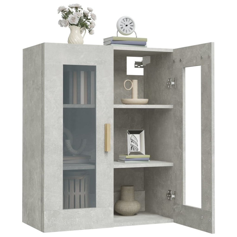 Arapahoe 69.5 cm W Highboard, Concrete Grey
