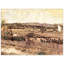 'The Blue Carts' by Vincent Van Gogh Graphic Art Print-21210764