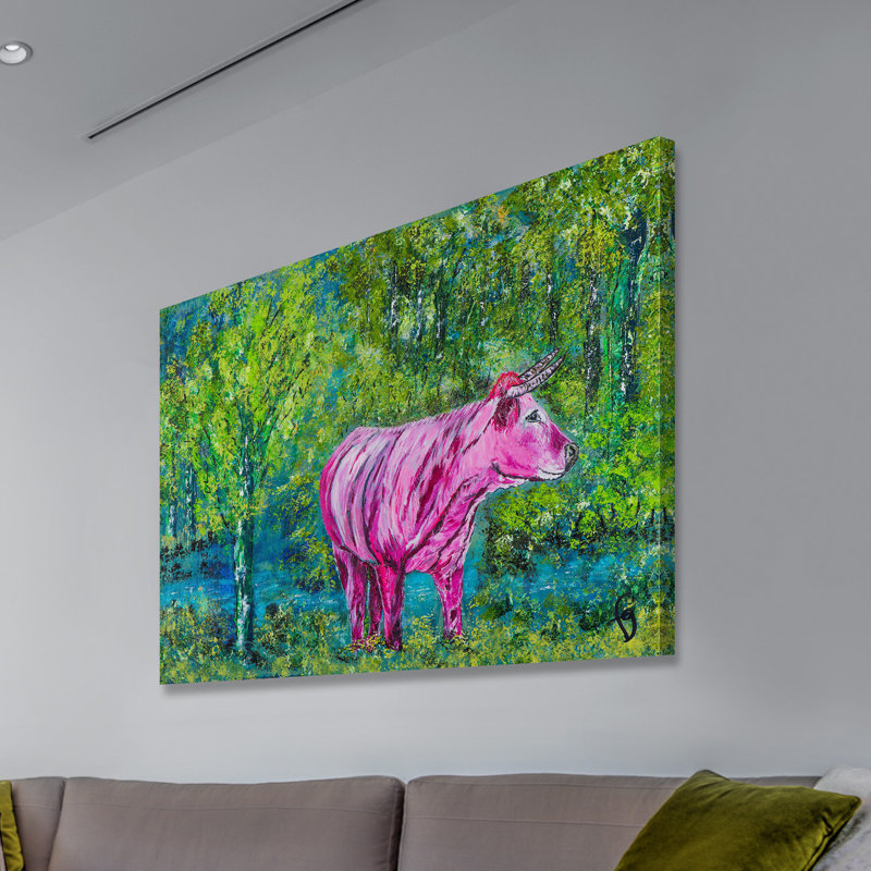 France Gilbert - Wrapped Canvas Painting, 76cm H x 99cm W