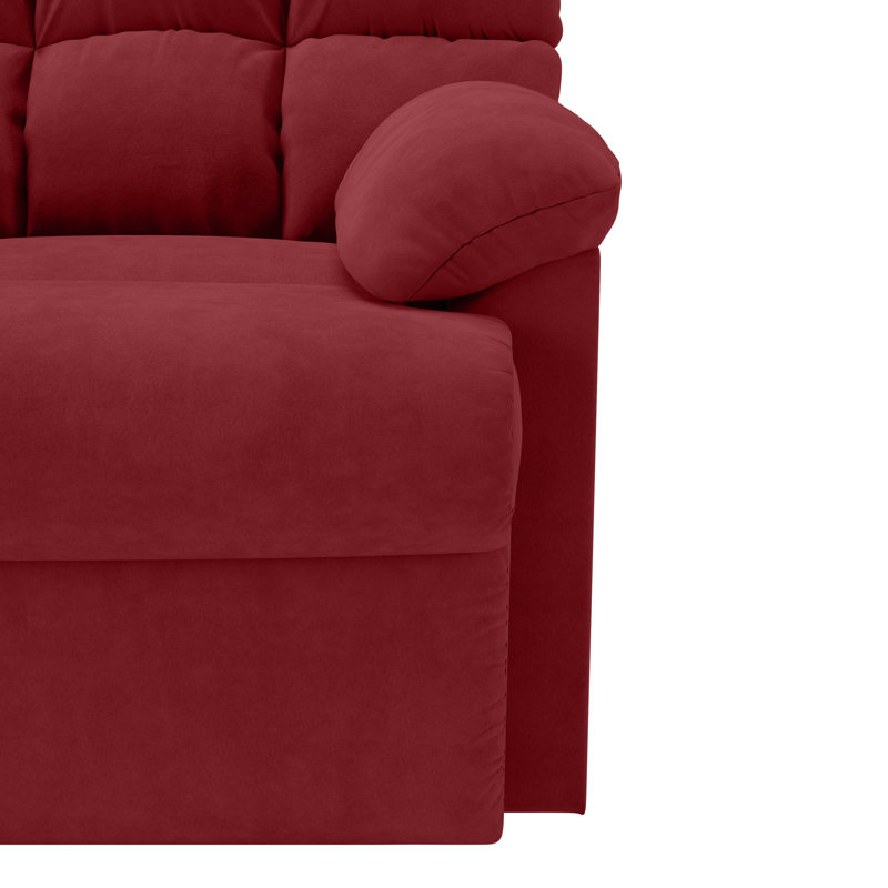 Eger Recliner, Crimson Red