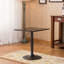 Hauteur réglable avec pieds noirs et table de bar en métal