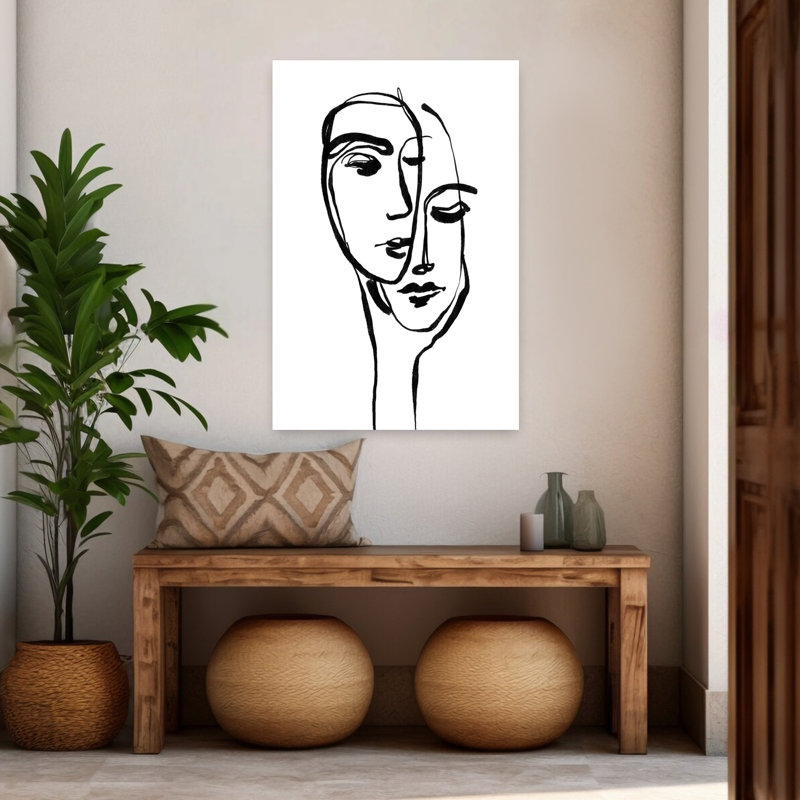 Art contemporain, art contemporain abstrait, H 36 po x l 24 po