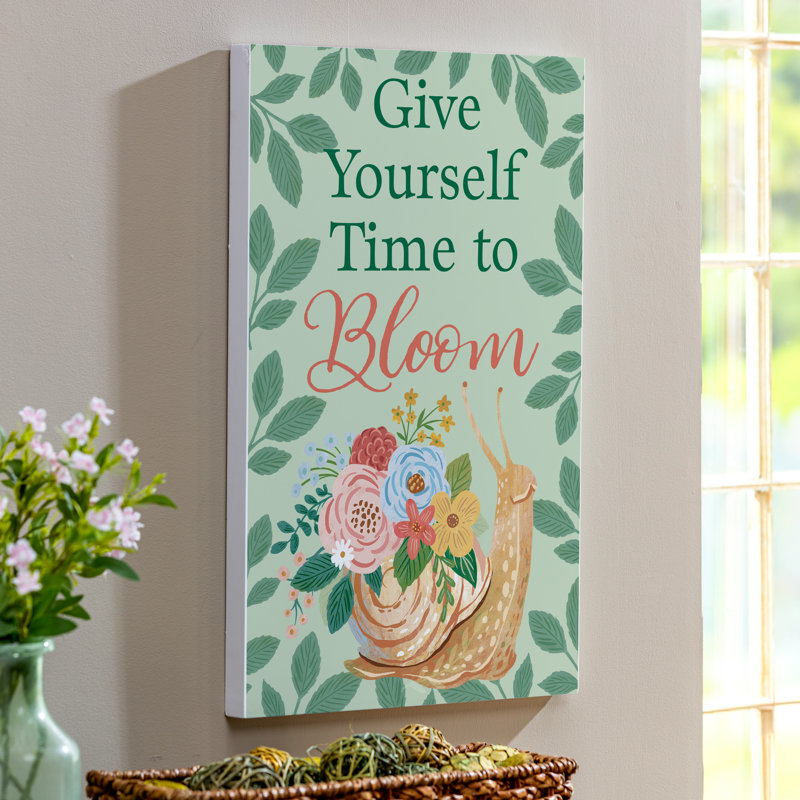 What She Shed Indoor Wall Decor, Bloom, 16" L x 24" H