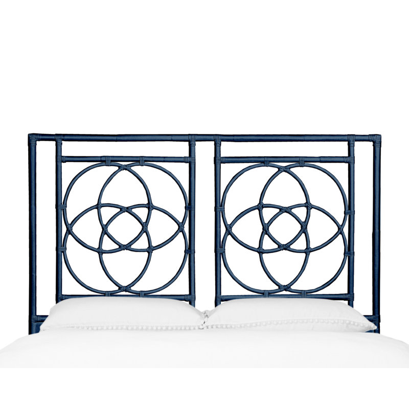 Emilia Open-Frame Headboard, Navy, Queen