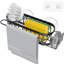 Porte-éponge de cuisine pour évier de cuisine, organisateur d'évier de cuisine en acier inoxydable, porte-brosse, support à vaisselle-108081240