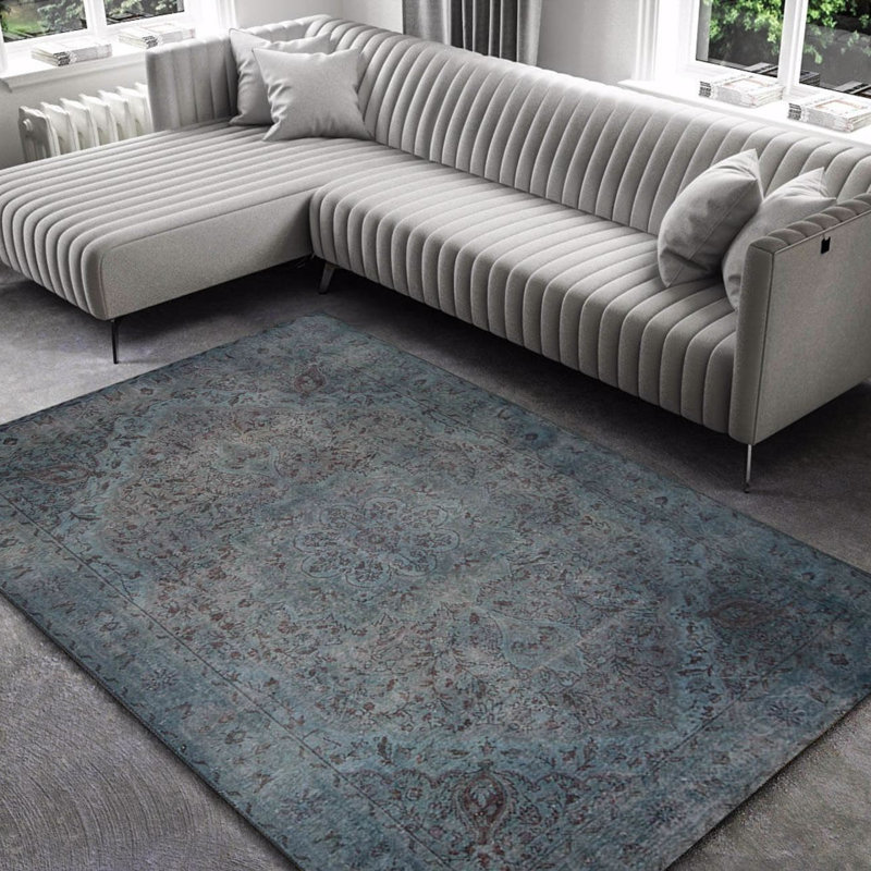 Elegant Hall Carpet (2.5 x 7.5 ft), 100% Polyester, 1.1 lbs/sq ft | 4 mm Pile Height, Recycled Poly Cotton Underside | Machine Washable, Eco-Friendly | Perfect for Entryways, Living Rooms & Hallways