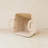 Natural Tapered Square Tabletop Basket with Handles
