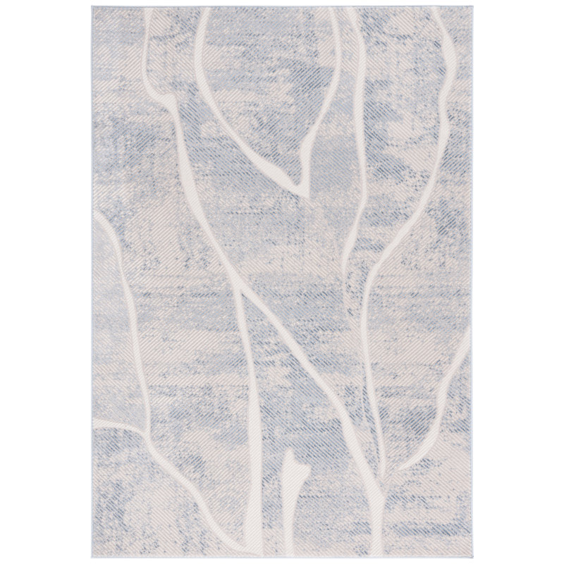 Oberman Performance Abstract Rug, Rectangle 8' x 10'