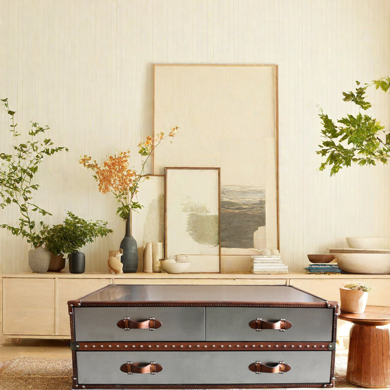 Armoire en aluminium de style industriel rétro