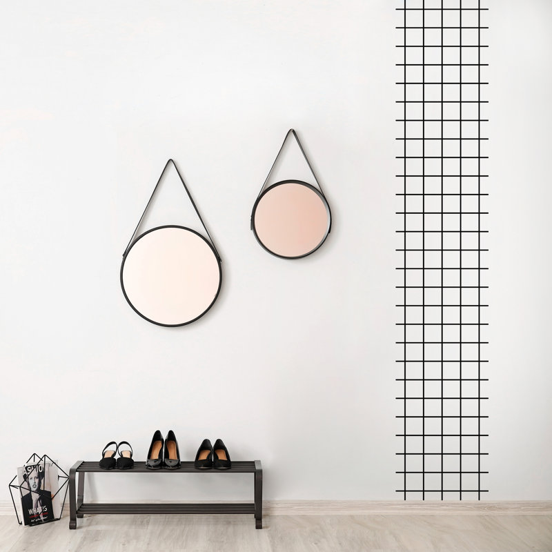 3890 Abstract Wall Decal, Black