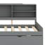 Lit plateforme avec lit gigogne, tablettes et tête de lit-699037099-699037096