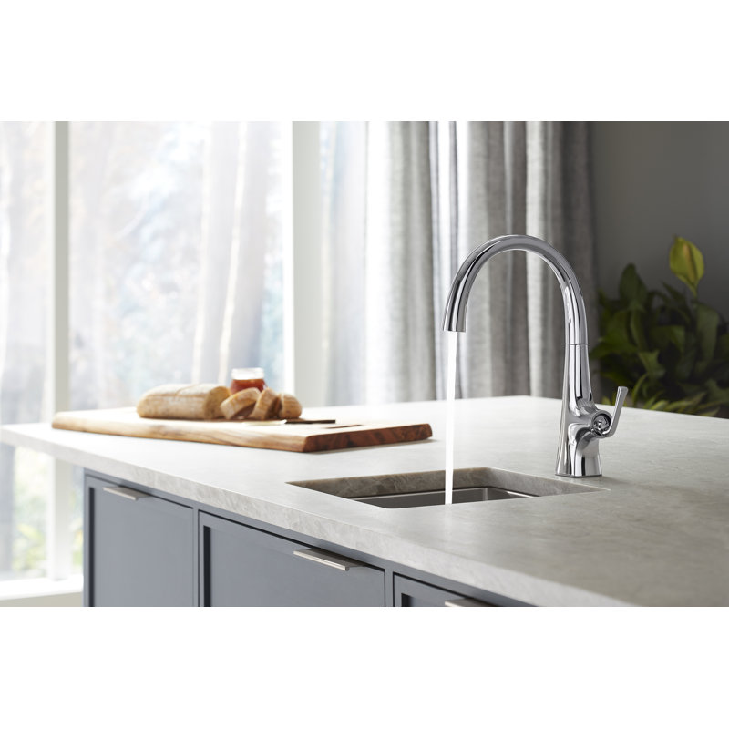 Graze Bar Swing Spout, Polished Chrome