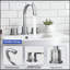 Robinet de lavabo de salle de bain surdimensionné à 2 poignées, robinet de lavabo chromé à 2 poignées et à 3 trous, robinet pivotant à 360 ° avec lavabo escamotable-119318095