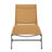 Cand 77.5" Long Metal Reclining Armless Single Chaise Lounge with PVC-coated polyester Sling Seat and Wheels-983848995-983848993