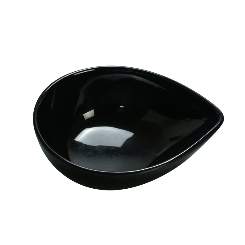 Yanco Rome Melamine Candy Bowl, Black