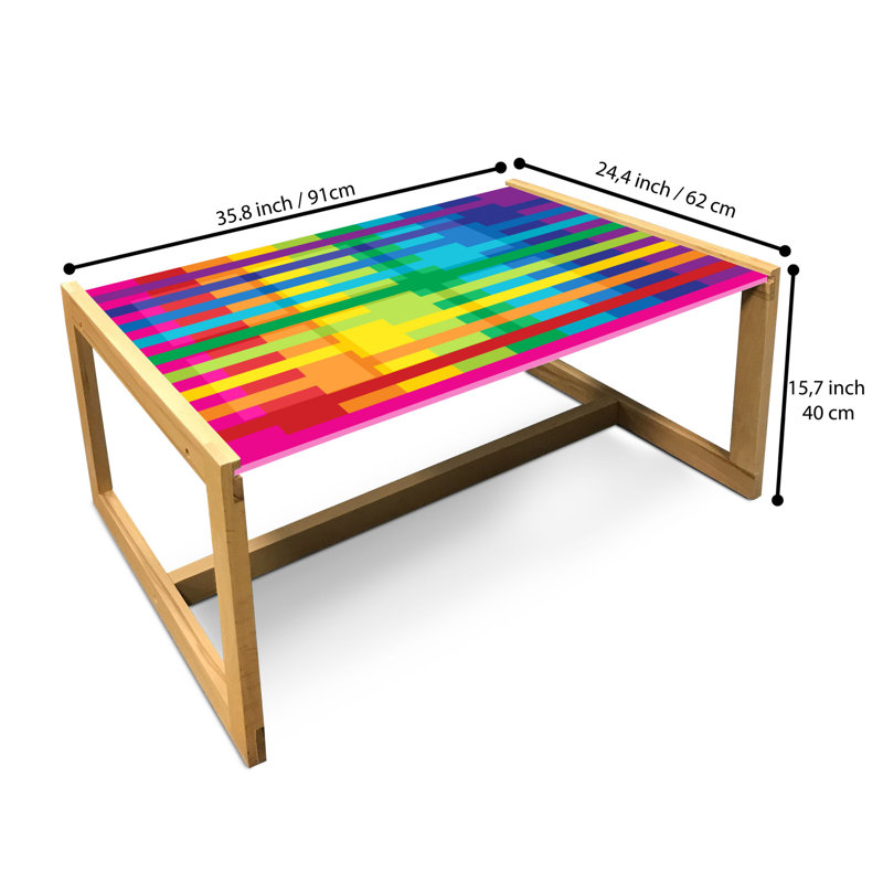 Jamalia Sled Coffee Table, 90cm H x 62cm W x 40cm D