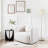 Accent Square Sofa Chair, Boucle Fabric Upholstered Single Cloud Couch Chair, Japandi Style Armchair for Living Room, 1 Seater Sofa