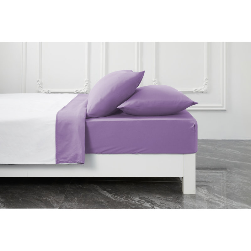 Premium Rayon from Bamboo Sheet Set Deep Pockets, Cooling, Ultra Soft and Breathable, Lavender