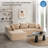 Boneless 105" Oversized L-Shaped Sectional Sofa – Modern Modular Cloud Couch, Boneless Deep Seating Sofa for Living Room, No Assembly Required, Soft Corduroy Fabric-923611611