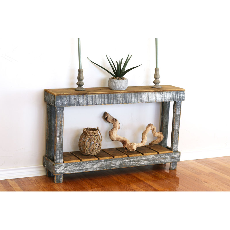 Console en bois massif jusiah