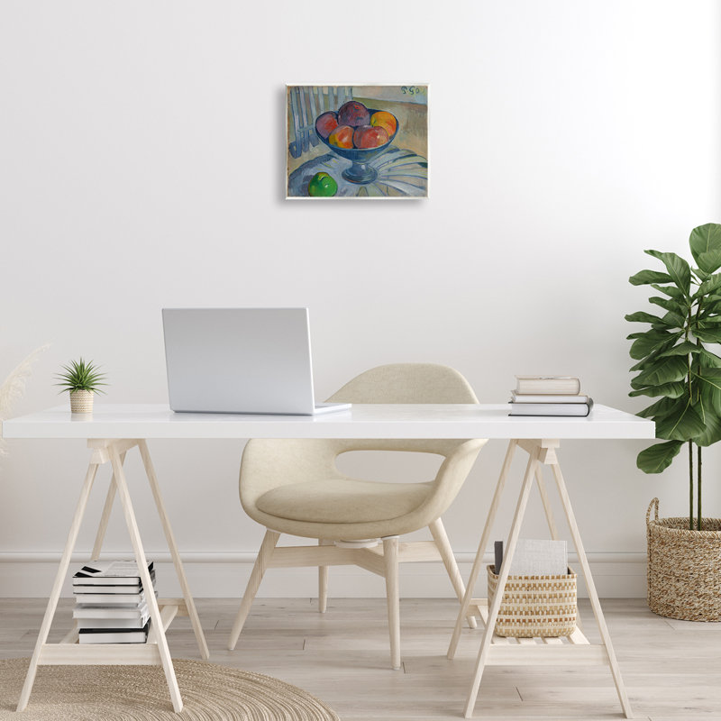 Plaque murale classique sur une chaise de jardin par one1000paintings
